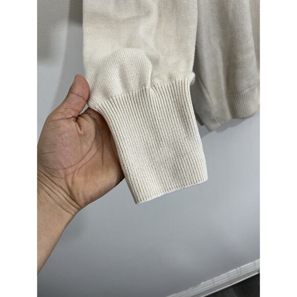 Vtg LL Bean Mens Knit Sweater LT USA Made Chunky 90s Jumper Grandpa Cabincore - Picture 7 of 16